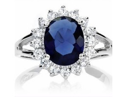 Liz's Blue Sapphire Ring